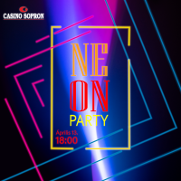 Neon Party a Casino Sopronban!